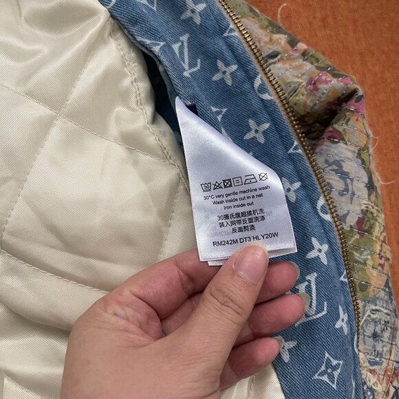 Louis Vuitton Men's Distressed Denim Jacket - Picture 9 of 14